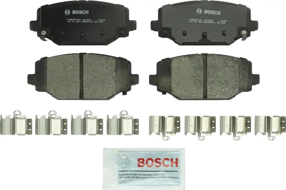 BOSCH BC1596 QuietCast Premium Ceramic Disc Brake Pad Set - Rear
