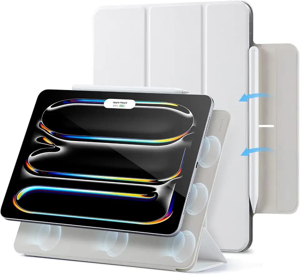 ESR for iPad Pro 13 Inch (M5/M4) Case, Rebound Series, White