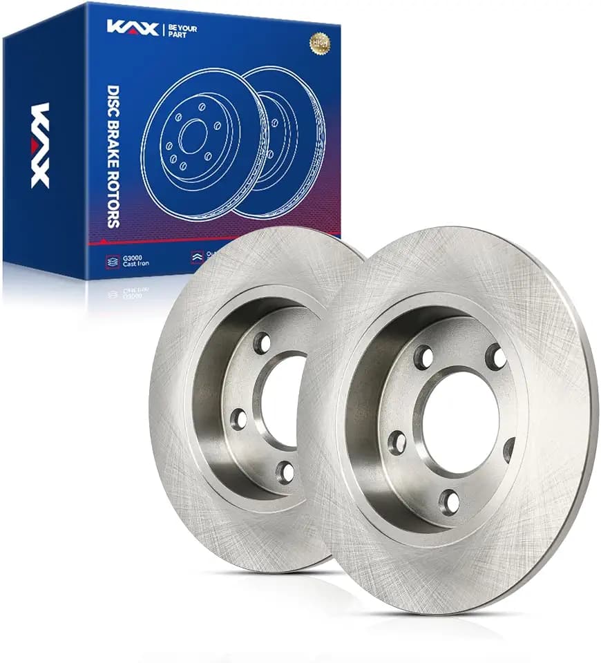 KAX 10.43in Rear Disc Brake Rotors Pair for Mazda 3 2004-2012 2.0L