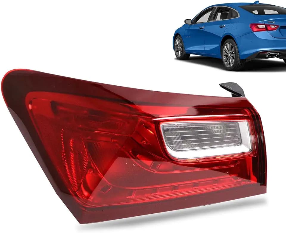 Tail Light Compatible With 2016 2017 2018 Chevy Malibu Outer Left Side