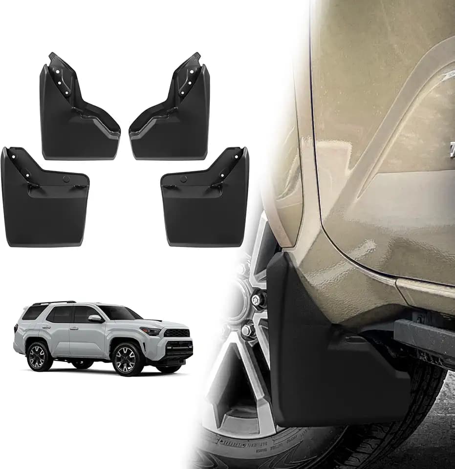Muslogy Mud Flaps Splash Guards for 2025 2026 Toyota 4Runner Accessories