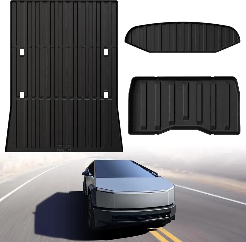 LASFIT Truck Bed Mat for Tesla Cybertruck 2026 2025 2024