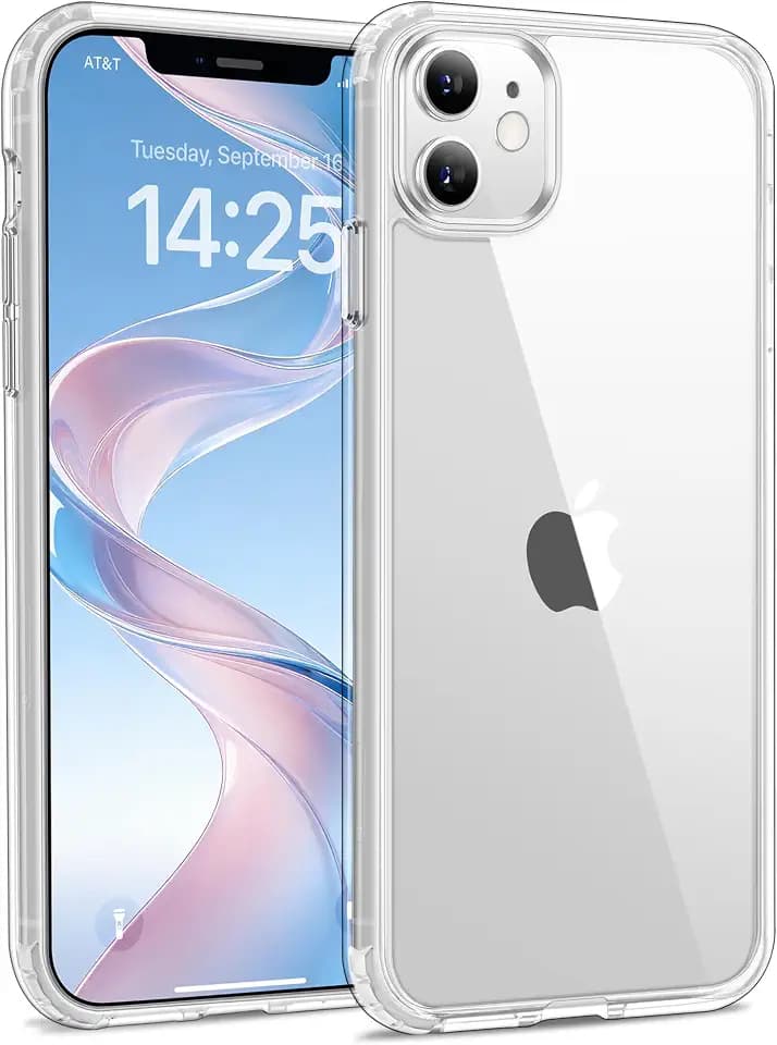 USLAI Case for iPhone 11, Anti-Yellowing, Clear