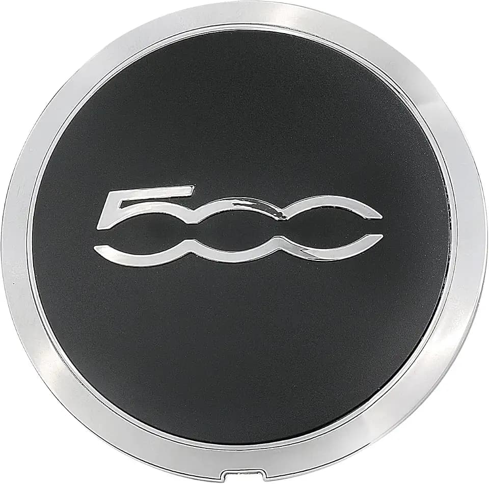 Wheel Rim Center Cover Black & Chrome Wheel Center Cap 1PCS