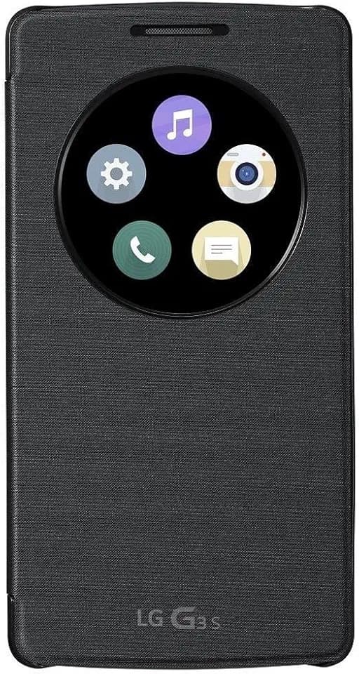LG CCF-490G.AGEUTB G3s QuickCircle Snap Case für Smartphone schwarz