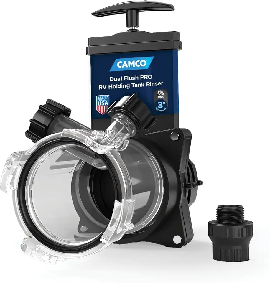 Camco Dual Flush Pro Camper/RV Holding Tank Rinser - Made in the USA