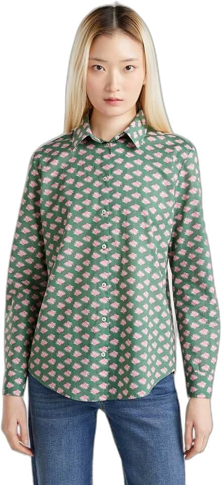 United Colors of Benetton Damen Camicia 5q6sdq0ay Hemd (1er Pack)