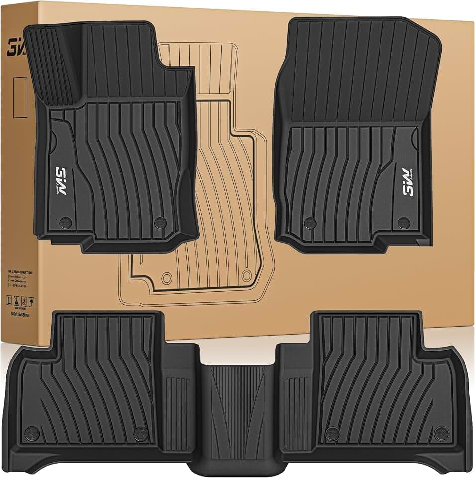 3W Floor Mats Fit for Benz GLE 2016-2019