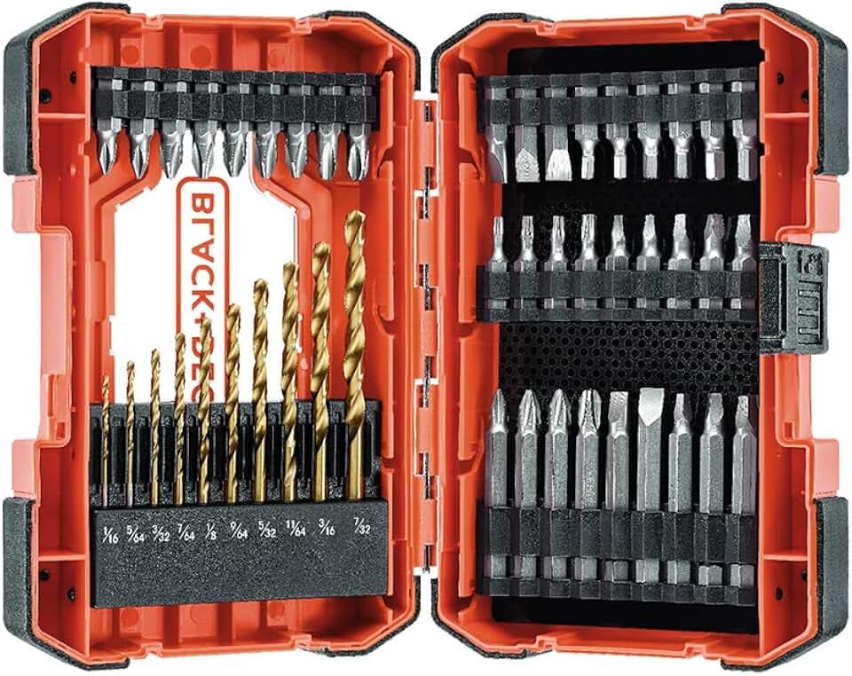 beyond by BLACK+DECKER Drill Bit Set / Screwdriver Bit Set, 46-Piece (BDA46SDDDAEV)