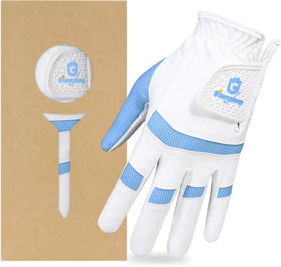 Womens Golf Glove for Left or Right Hand 1 Pack, Breathable Lightweight Ladies Golf Glove with Non-Slip Grip for Women Golfers