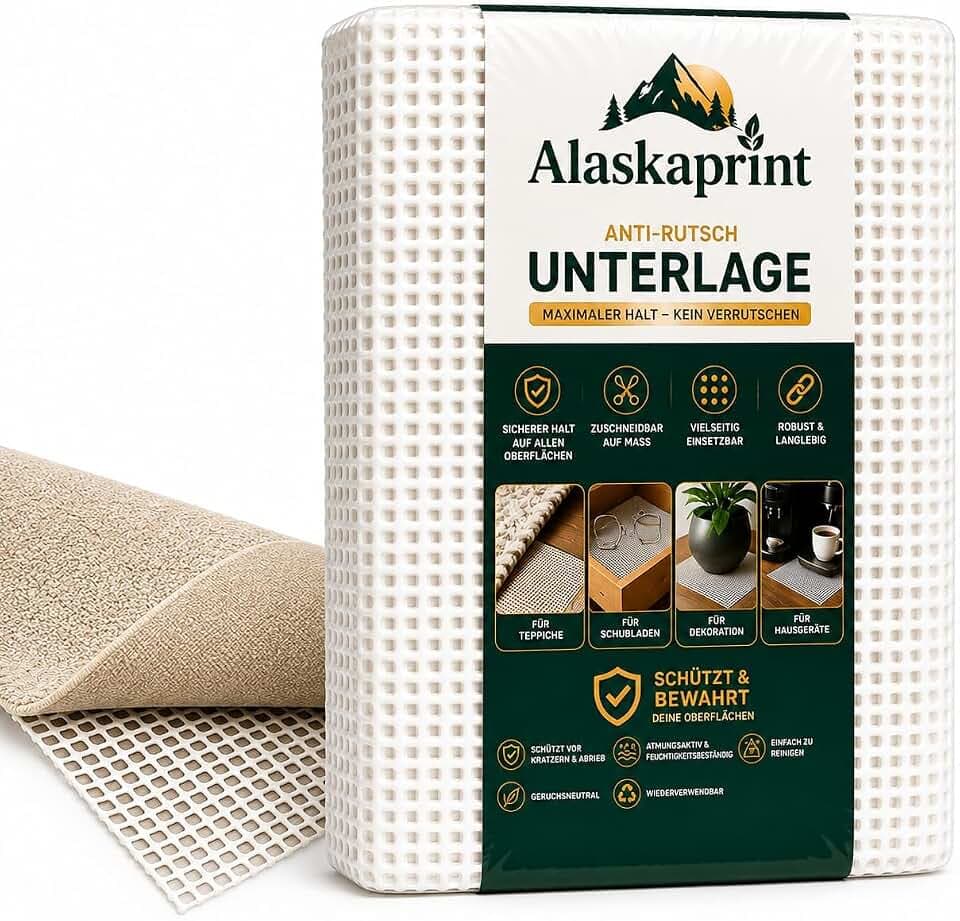 Anti rutsch Teppichunterlage 120X180 cm Antirutschmatte für Teppich rutschfest Stop Antirutschmatte Teppich Antirutschunterlage Teppichstopper für alle Böden zuschneidbar