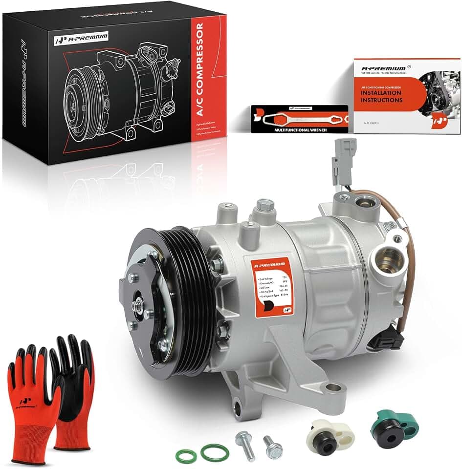 A-Premium Air Conditioner AC Compressor with Clutch