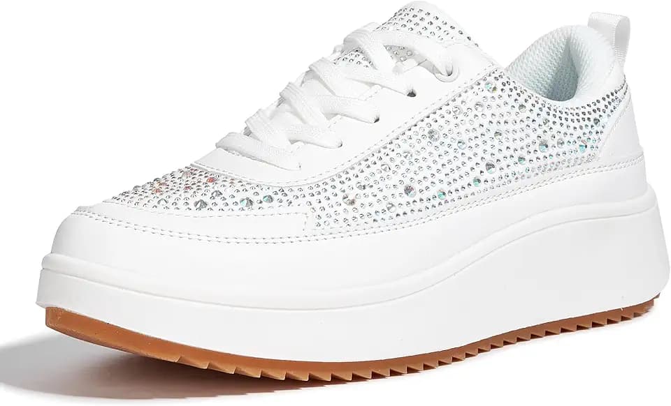 LUCKY STEP Damen Fashion Plateau Sneaker, Chunky Schuhe