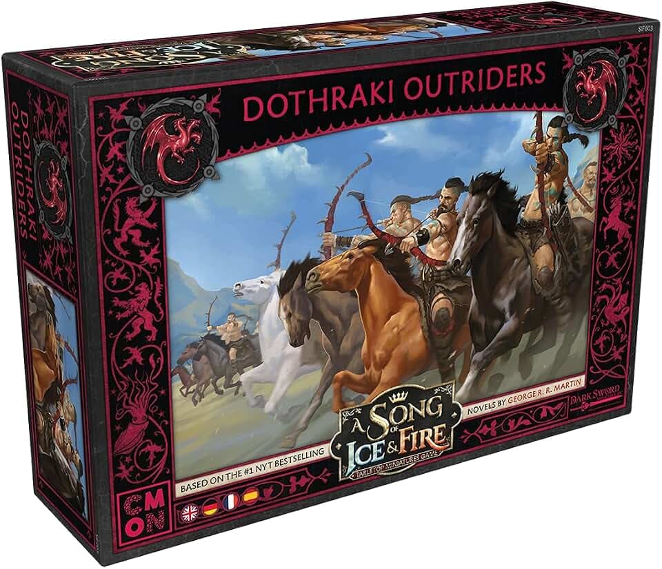 CMON, A Song of Ice & Fire – Vorreiter der Dothraki, Erweiterung, Tabletop, 2 Spieler, Ab 14+ Jahren, 45+ Minuten, Deutsch, Mehrsprachig