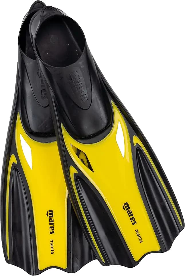 Mares Manta Junior – Flossen Kinder mit geschlossenem Fußteil, optimierter Antrieb, seitliche Rippen, Komfort und Leistung