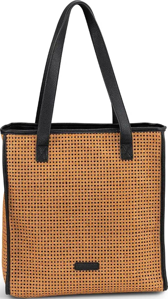 Volcom Women's Last Straw Tote Bag, Black, ONE SIZE