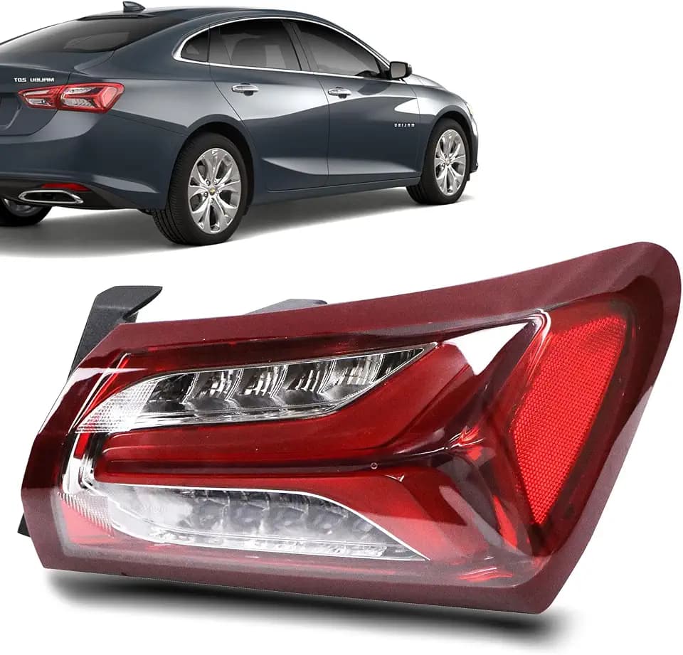 LED Outer Tail Light Compatible with Chevy Malibu 2019 2020 2021 2022