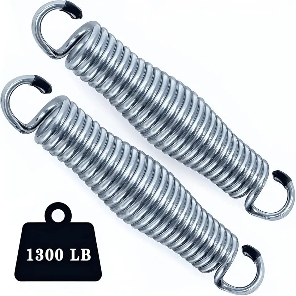 Premium 8'' Porch Swing Spring, Heavy Duty Rust Resistant Hammock Hanging Chair Hook, Patio Swing Replacement Hardware