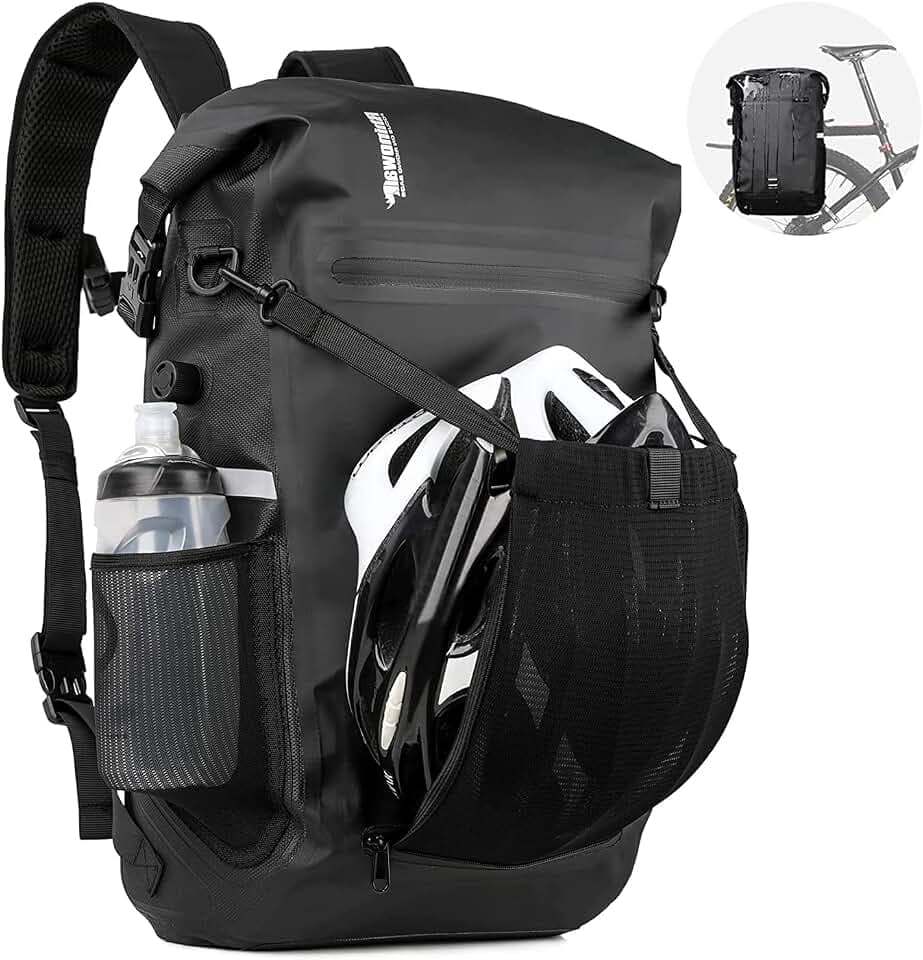 Rhinowalk Bike Pannier Bag Waterproof 22L Bicycle Rear Rack Trunk Bag for Cycling Bicycling Traveling Riding