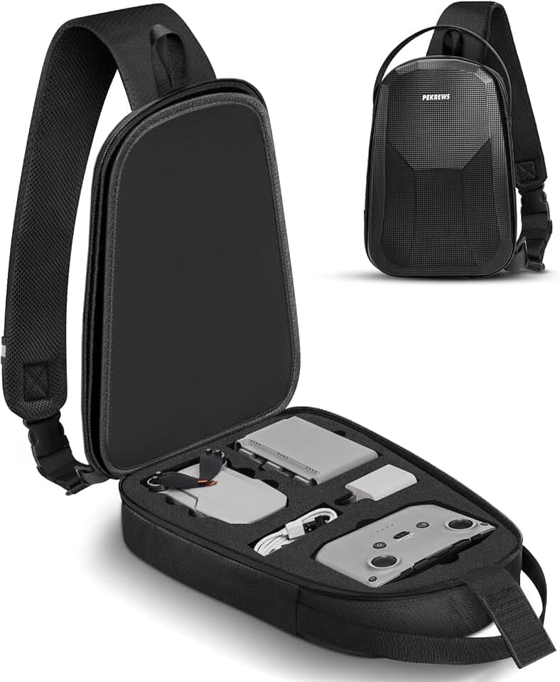 PEKREWS Mini 4K Case, for DJI Mini 4K Fly More Combo, Hard Carrying Case