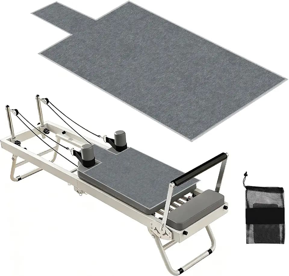 Pilates-Handtücher, Pilates-Reformer-Matte, Handtuch, tragbare Übung, schweißabsorbierende Pilates-Matte, Pilates-Reformer-Matte, rutschfestes Reformer-Zubehör für Yoga- und Fitness-Enthusiasten