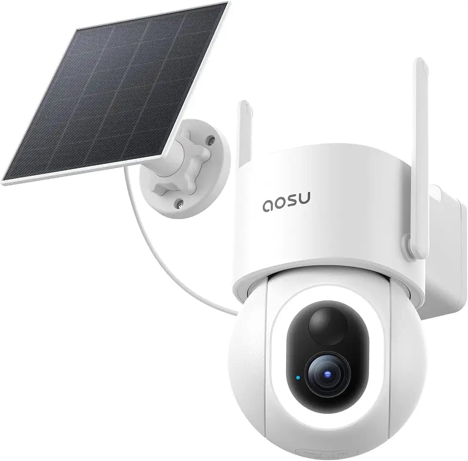 aosu D1 Max, 4K 8MP Solar Security Camera Wireless Outdoor