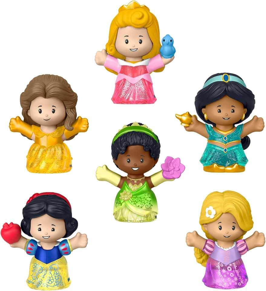 Fisher-Price Little People DISNEY Princess Figurenset Glitzer-Kleider Figurenset