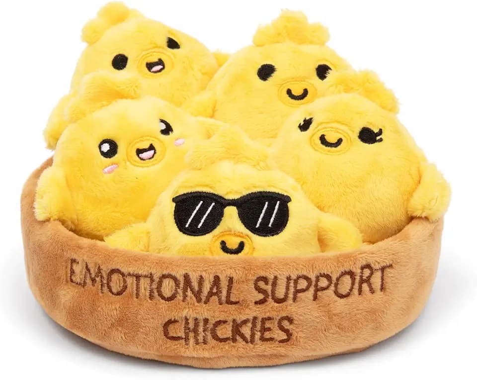 Emotional Support Chickies, Cuddly Stuffed Animals by Relatable