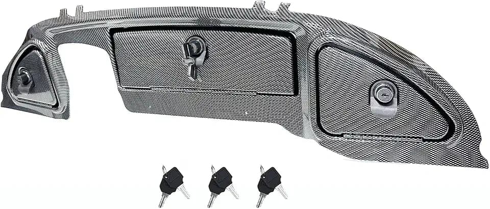 Dr.Acces Golf Cart Dashboard for 2008.5+ Club Car Precedent, Tempo & Onward Golf Carts - Includes Locking Doors & Keys