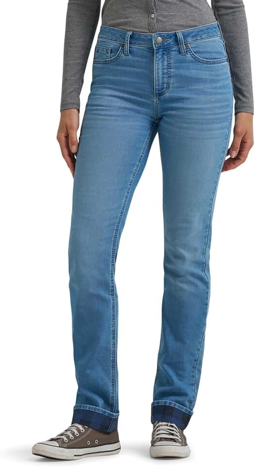 Lee Women's Legendary Mid Rise Straight Leg Jean