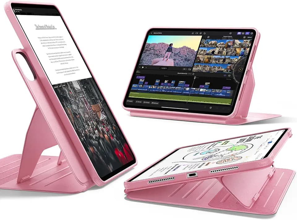 ESR for iPad Pro 13 Inch Case (M5/M4) 2025/2024, Pink