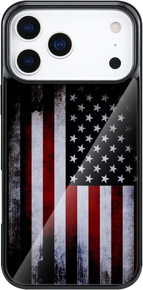 Magnetic for iPhone 17 Pro Case American Flag Pattern