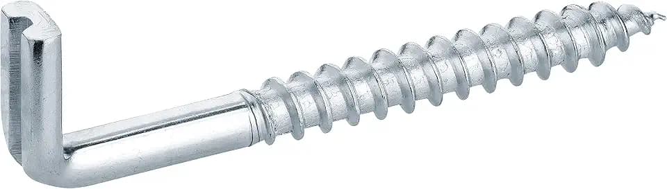 haggiy Schraubhaken mit Schlitz 5,8 x 65 mm, verzinkt, gerade 25 Stück