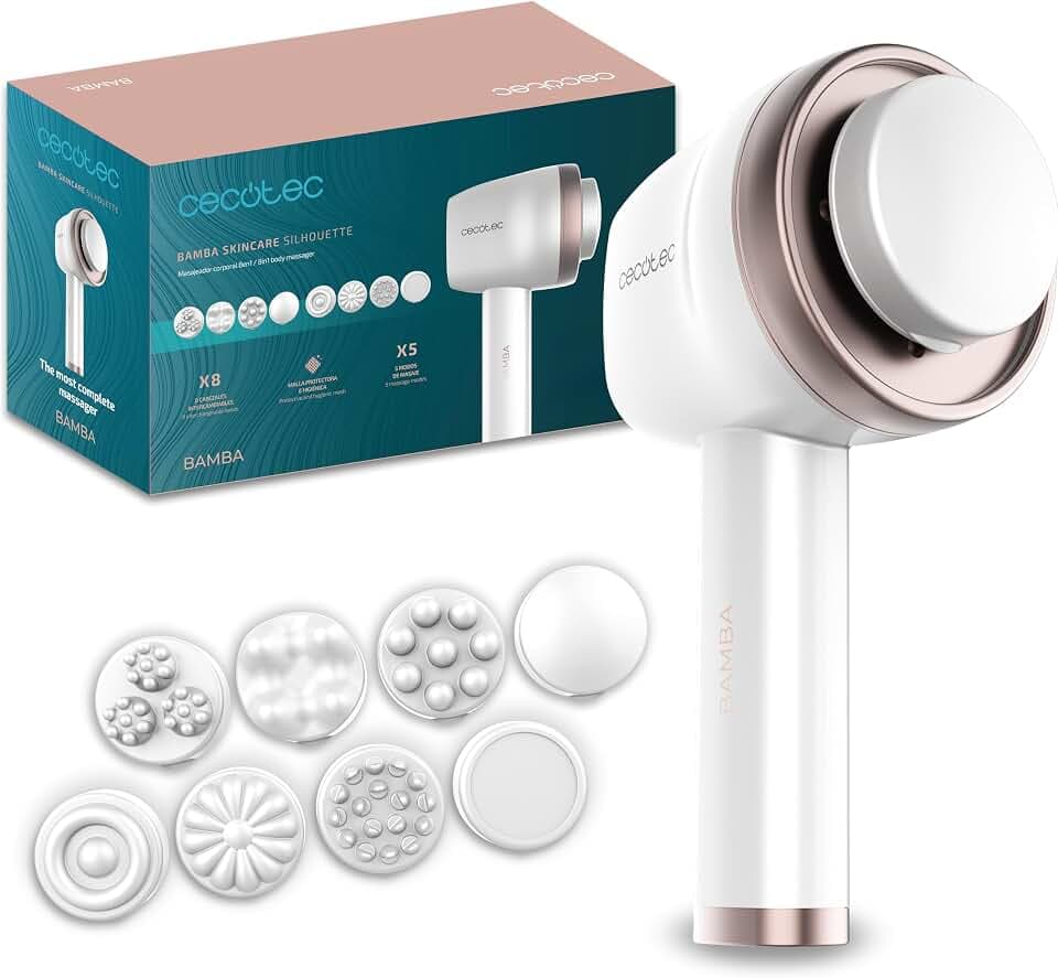 Cecotec Anti-Cellulite-Massagegerät SkinCare Push Up, 8 Köpfe