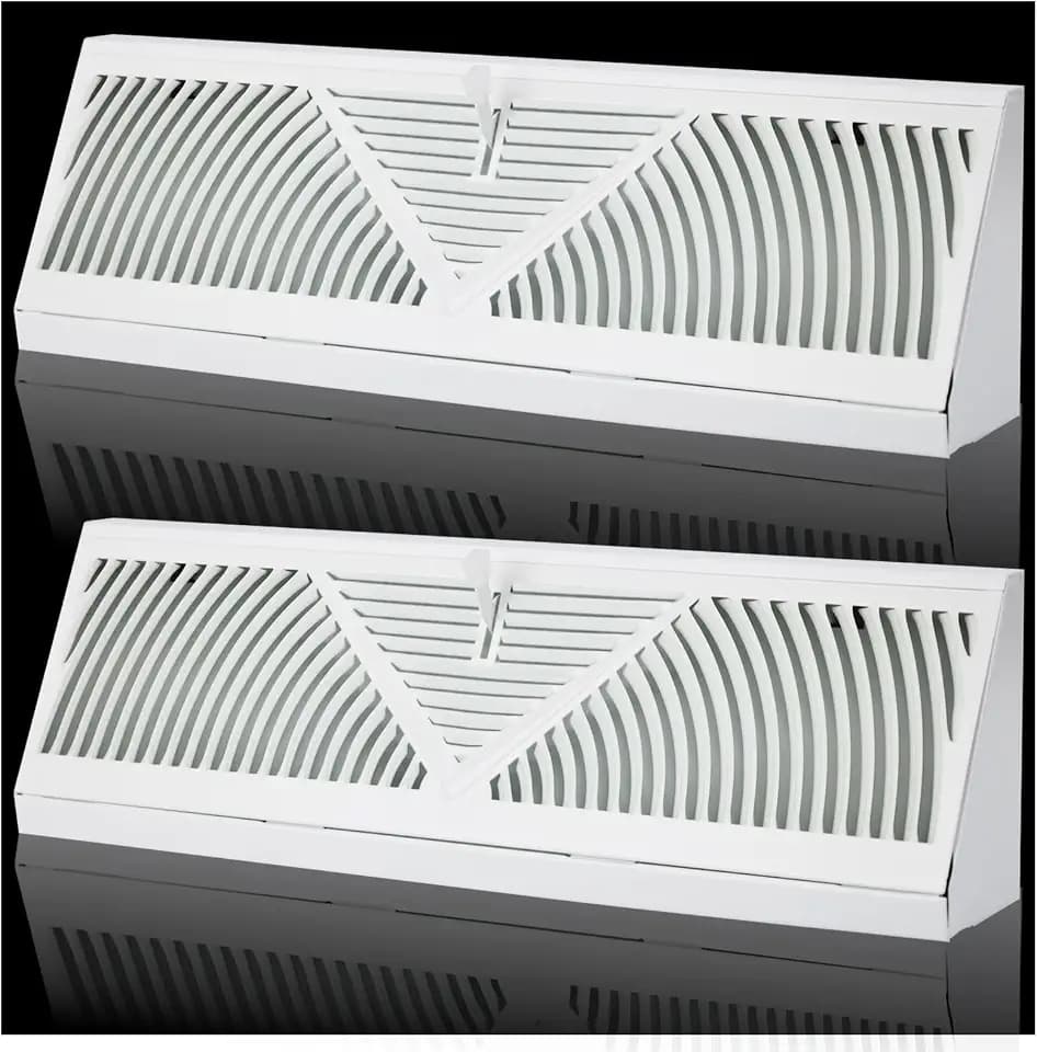 2Pk 15 inch Baseboard Register Vent for 15"Duct,Baseboard Diffusers Vent