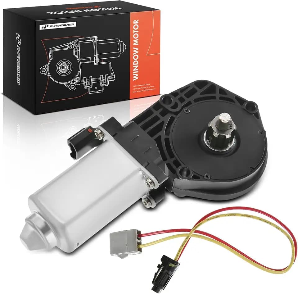 A-Premium Power Window Lift Motor Front Driver or Rear Passenger, 2-Pin