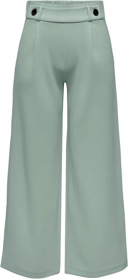 Jacqueline de Yong Damen Hose Weites Bein - JDYGEGGO - Wide Leg Anzughose - Mid Waist - Elegante und Bequeme Stoffhose aus Weichem Jersey-Material mit Stretch