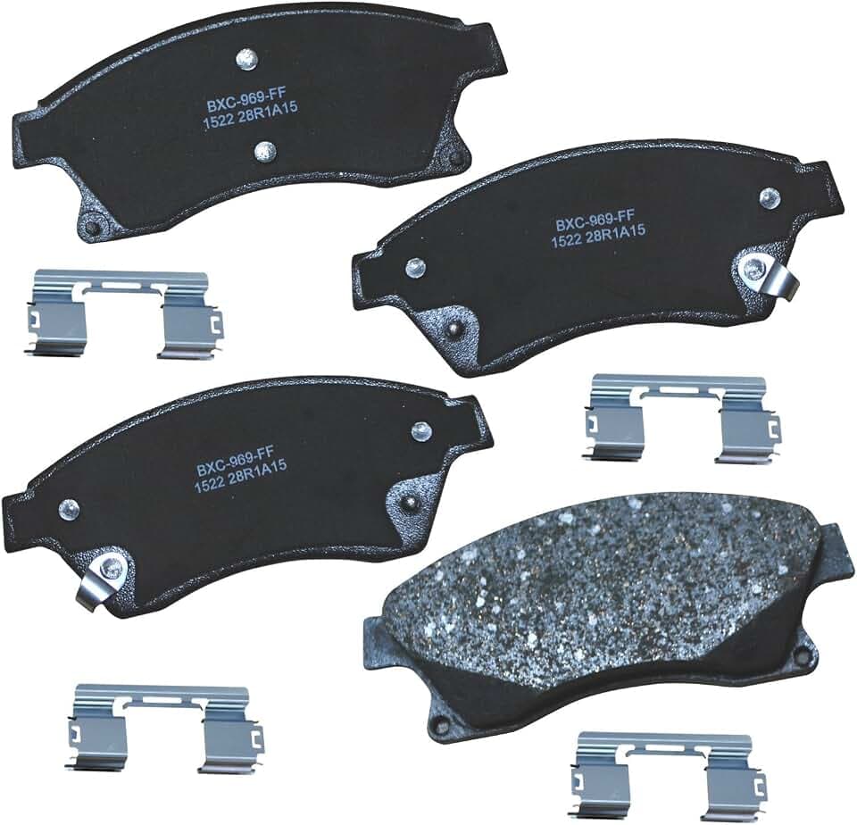 Bendix Premium SBC1522 Ceramic Front Brake Pads for Chevrolet Cruze 2015-2010, Cruze Limited 2016, Orlando 2013-2012, Sonic 2017-2012, Volt 2013
