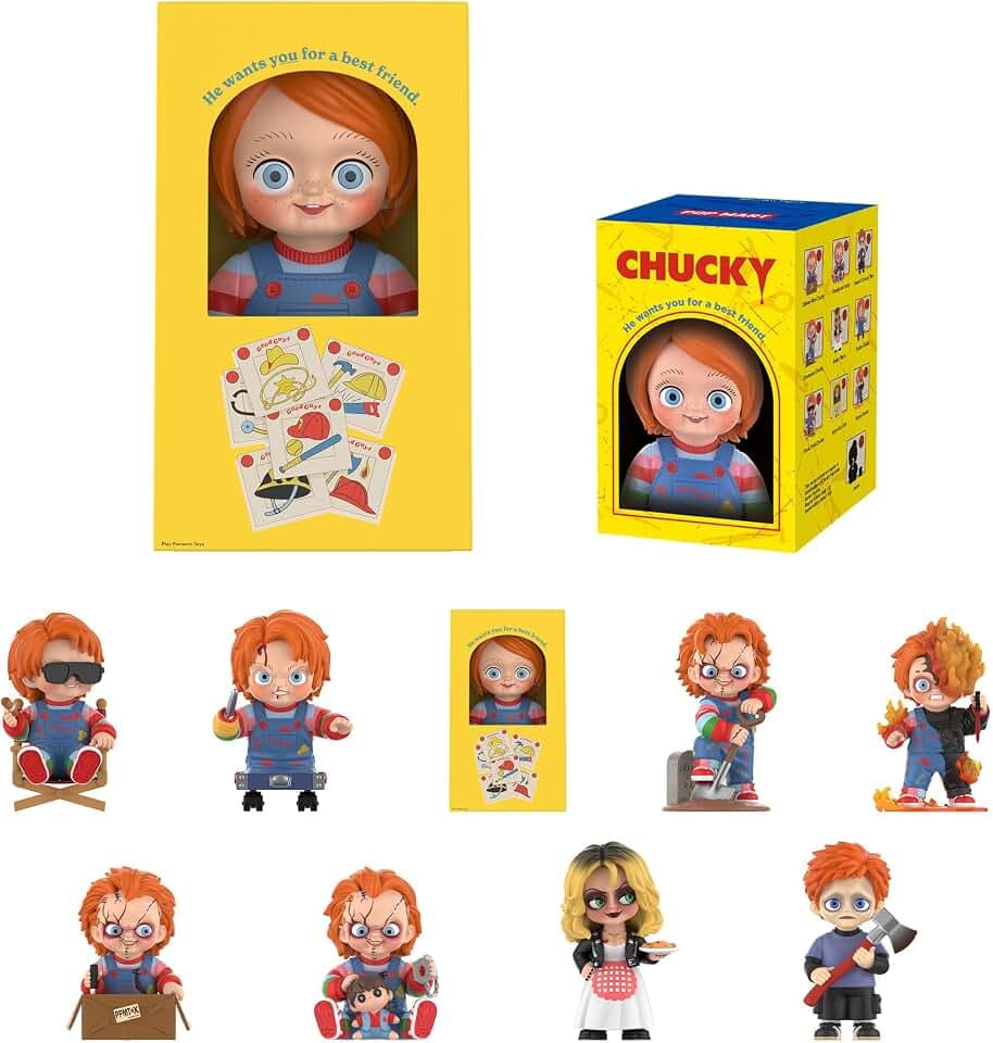 POP MART Chucky Franchise Series Blind Box Figures, Single Box