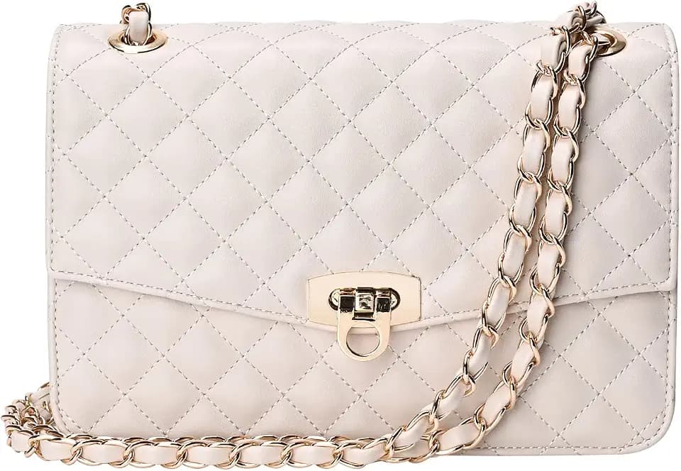 GM LIKKIE Quilted Medium Shoulder Crossbody Bag for Women