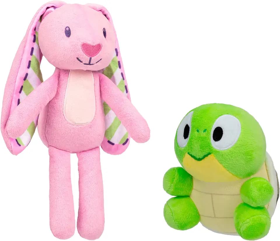 Bluey Friends 2-Pack Plush, Floppy and Turtleboy Stuffed Animals
