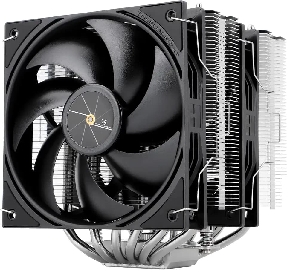 Thermalright Peerless Assassin 120 SE V3 CPU Air Cooler, 6 Heat Pipes Dual Towers Cooler, with Dual TL-P12 PWM Fans, 2000RPM Speed, Desktop PC Cooler for Intel LGA 1851/1700/1150/1151/1200,AMD:AM4 AM5