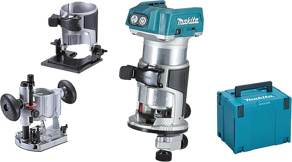 Makita DRT50ZJX2 Multifunktionsfräse 18V (ohne Akku, ohne Ladegerät)
