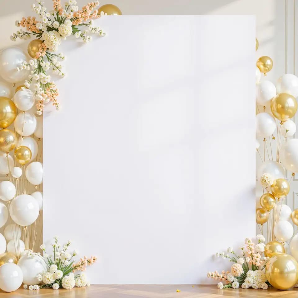 Square Backdrop Arch Cover White 6.6FT x 5.2FT Square Arch Backdrop Covers Stretchy Spandex Fitted Square Backdrop Cover for Birthday Party Wedding Ceremony Banquet Decoration