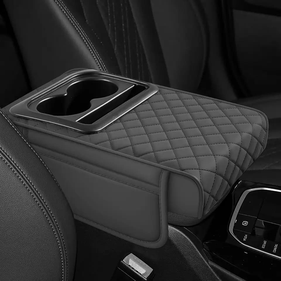 Hovom Car Center Console Cover, 4 in 1 Memory Foam Armrest Pillow