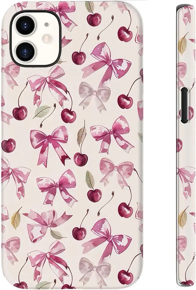 for iPhone 12 Mini Case, Cute Floral Trendy Cover for Women