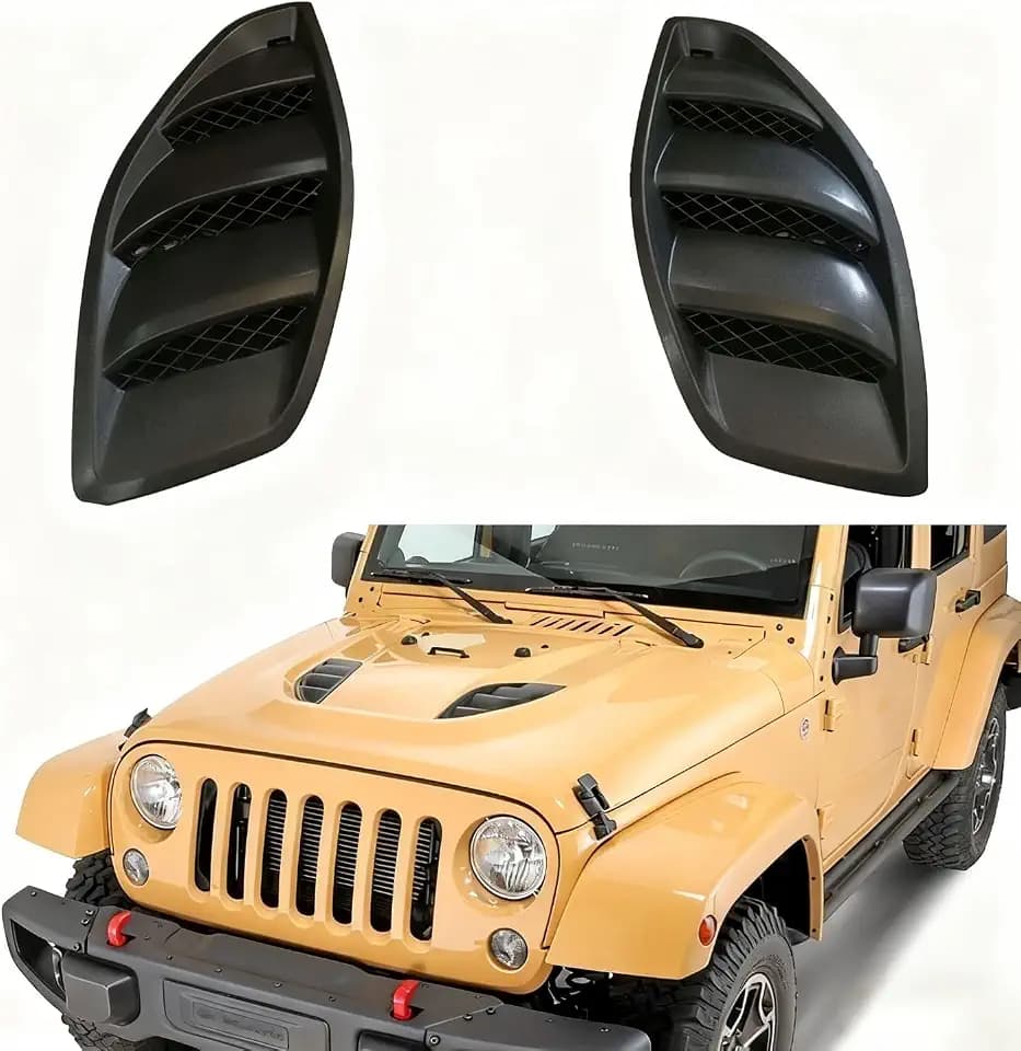 Hood Vent Cover for Jeep JK Wrangler 2007-2017 Exterior Accessories