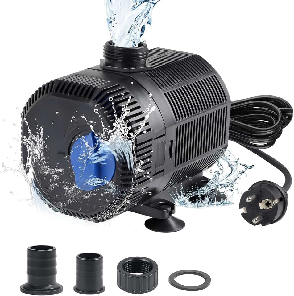 EXLECO Teichpumpe Filterpumpe Wasserpumpe Bachlaufpumpe 2300L/H 35W