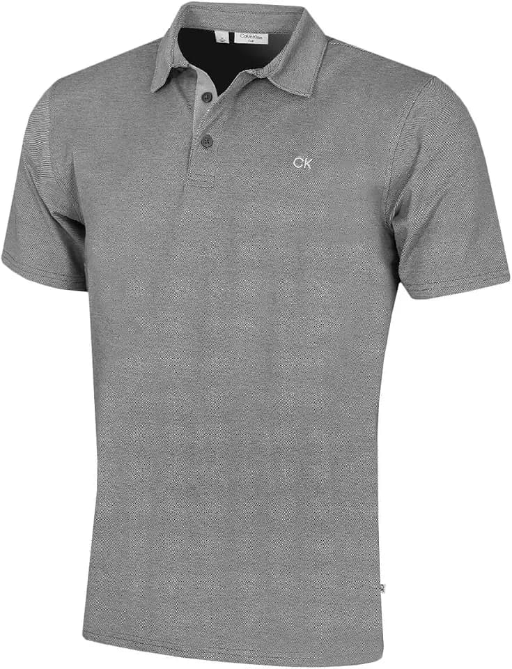 Calvin Klein Herren 2026 Campus Golf-Polo Oxford Pique Atmungsaktiv Stretch