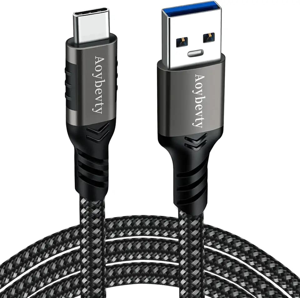 USB A to USB C Cable 10FT, USB to Type C 3.1/3.2 Cable